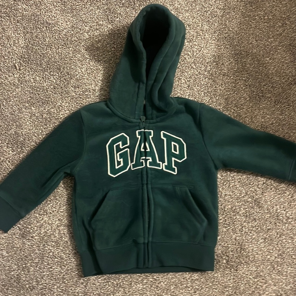 Baby Gap fleece zip up hoodie, 2T